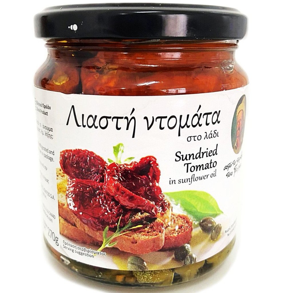 Kontos From Grandpas Grove Sun Dried Tomatoes in Sunflower Oil (270g)
