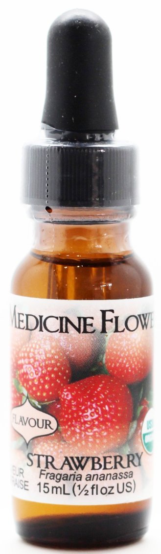 Medicine Flower - Organic Strawberry Flavor Extract (30ml)