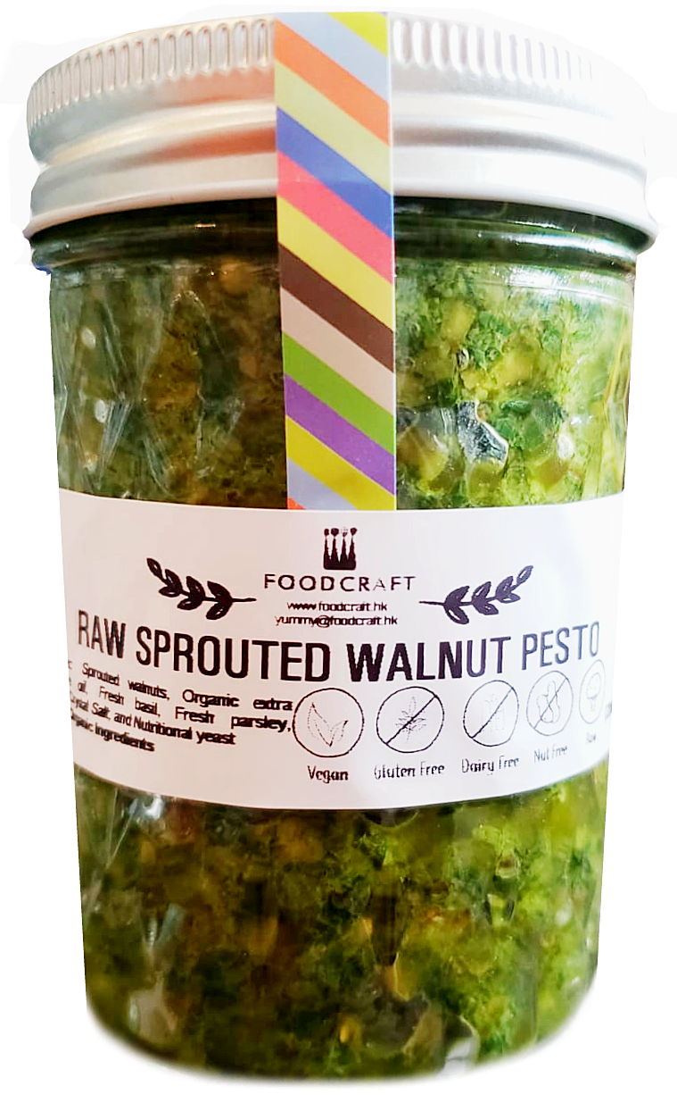 Raw Sprouted Walnut Pesto - 200g