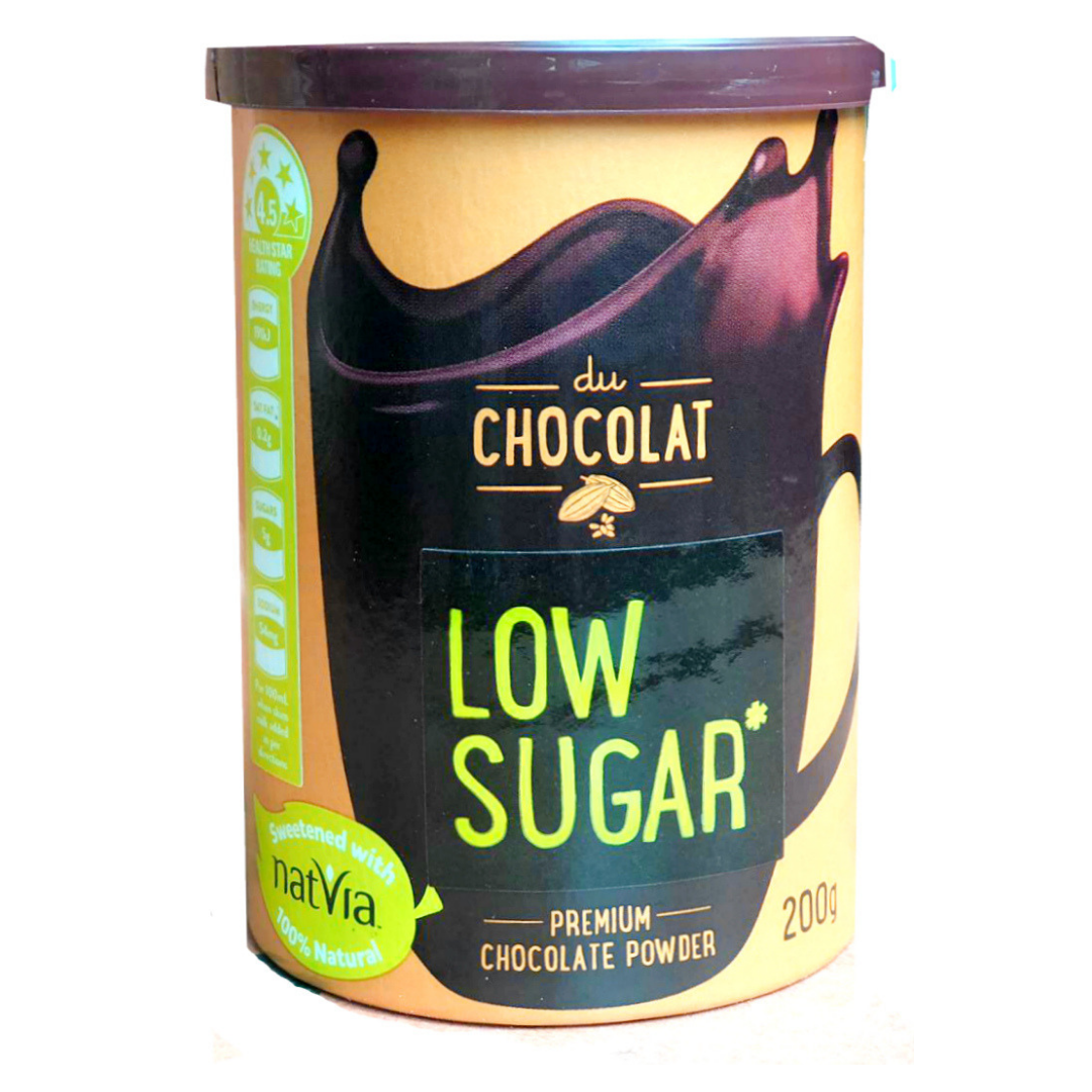 Du Chocolat Low Sugar Drinking Chocolate Powder (200g)