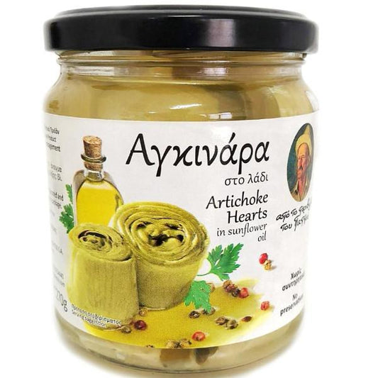 Kontos From Grandpas Grove Artichokes Hearts in Sunflower Oil (270g)