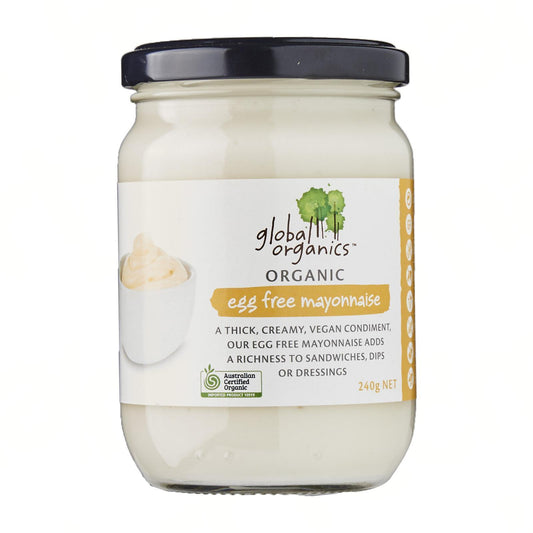 Global Organics Mayonnaise Egg Free (240g)