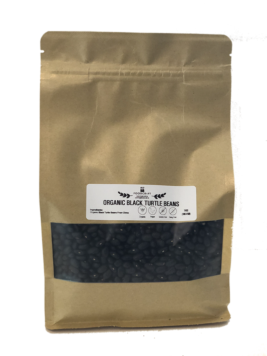 Organic Black Turtle Beans (1KG)