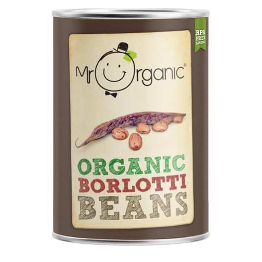 Mr Organic Organic Borlotti Beans (400g)