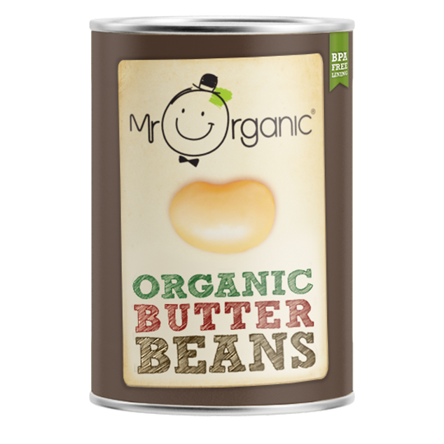 Mr Organic Organic Butter Beans (400g)