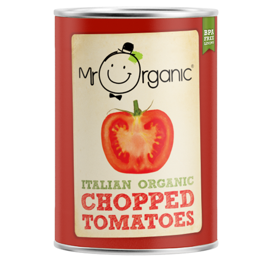 Mr Organic Italian Organic Tomatoes - Chopped 400g