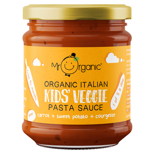 Mr Organic Kids Veggie Pasta Sauce Carrot, Sweet Potato, Courgette from 9 months (200g)